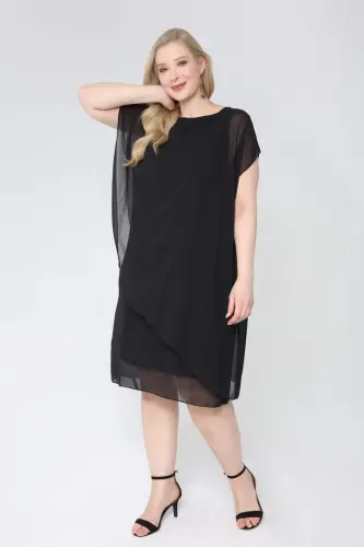 Plus Size Chiffon Evening Dress EKL89001 - BÜYÜKBEDENIZ (1)