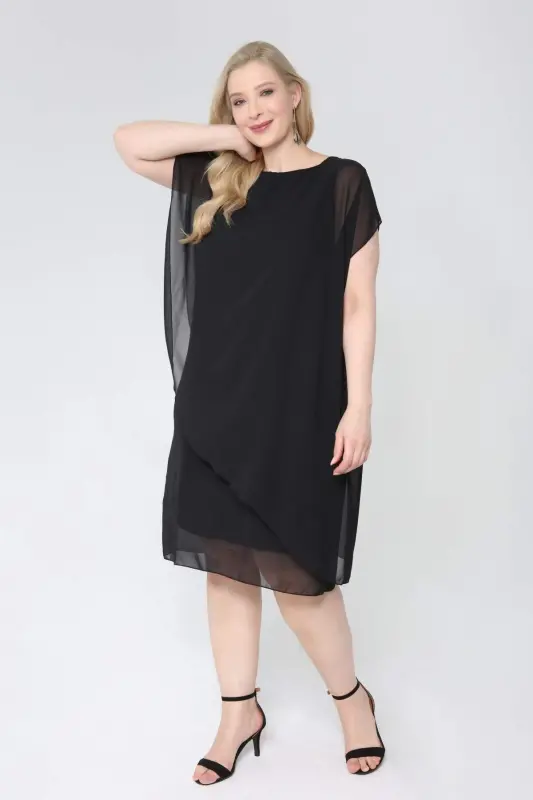 Plus Size Chiffon Evening Dress EKL89001 - 2