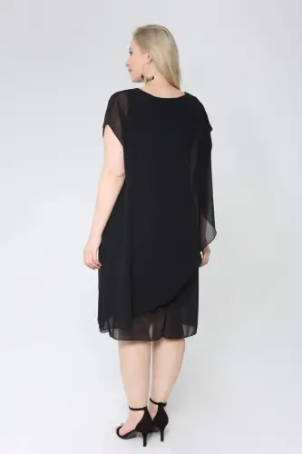 Plus Size Chiffon Evening Dress EKL89001 - 4