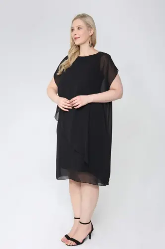 Plus Size Chiffon Evening Dress EKL89001 - 5