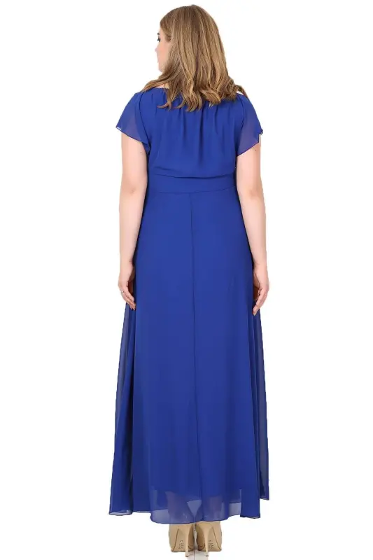 Plus Size Chiffon Maxi Dress KL7881 - 4