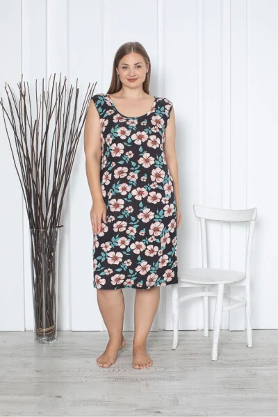 Plus Size Cotton Dress - ASEL