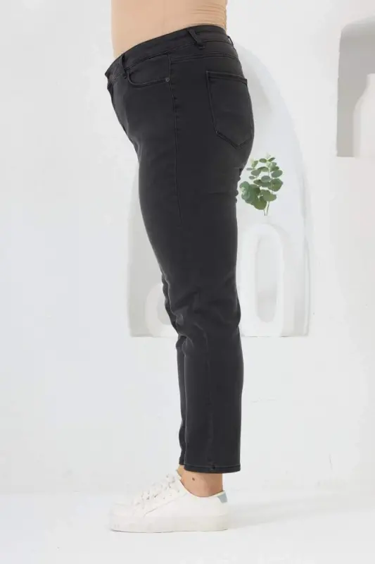 Plus Size Denim Jeans Smokey Gray - 2