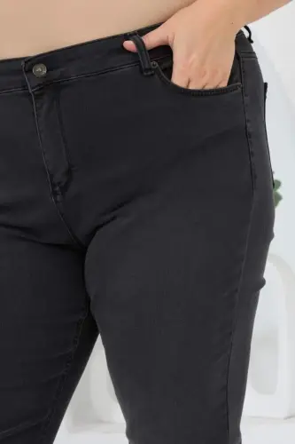 Plus Size Denim Jeans Smokey Gray - 3
