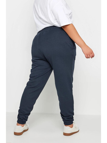 Plus Size Elastic Waistband Slim Fit Pocket Jogger Sweatpants 303172 - 5