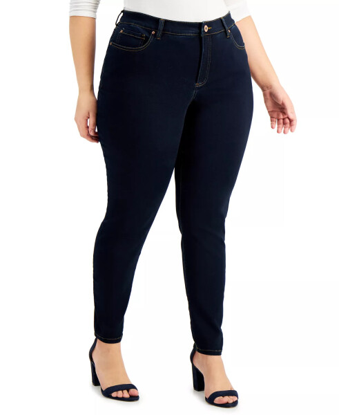 Plus Size Essex Super Skinny Jeans, Created for Modazone Tikglo Wash - 1