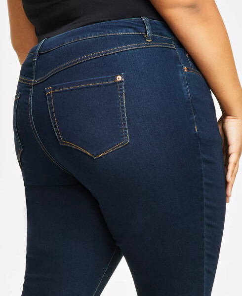 Plus Size Essex Super Skinny Jeans, Created for Modazone Tikglo Wash - 4