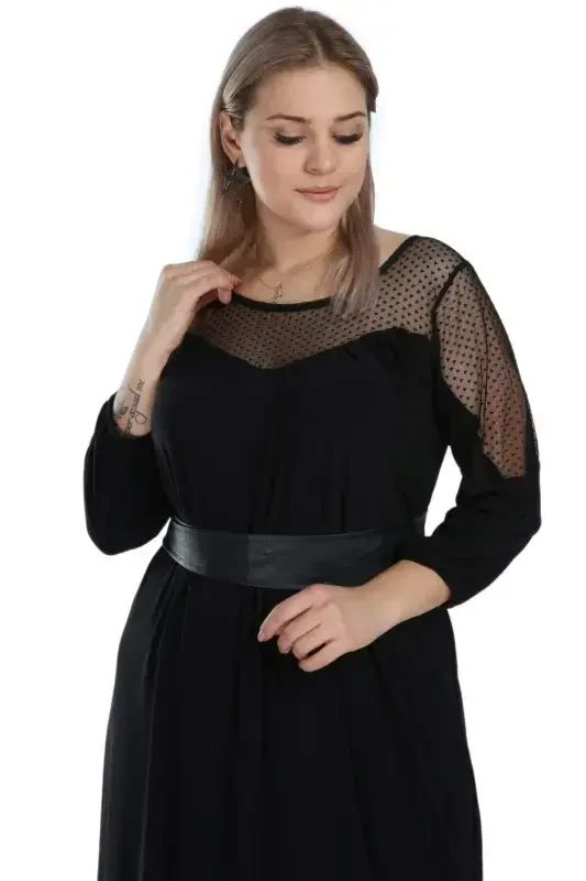 Plus Size Faux Leather Corset Belt 21 - 1