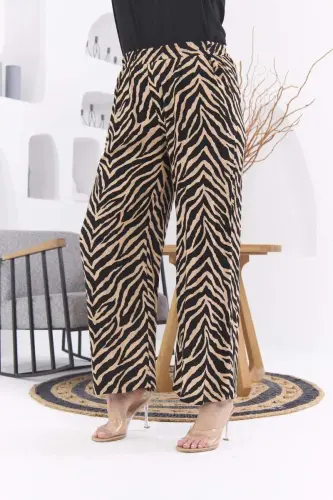 Plus Size Jacket Tank Top Pants Suit Black - 5