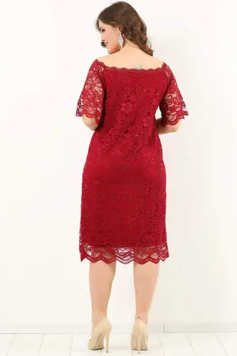 Plus Size Lace Formal Dress DD789 - 4