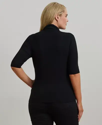 Plus Size Lightweight Turtleneck Sweater - 5