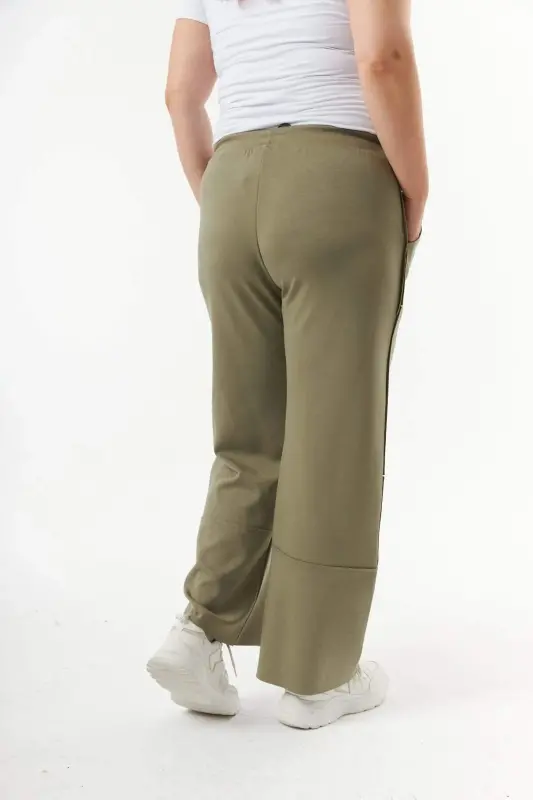 Plus Size Modal Sweatpants Green - 4