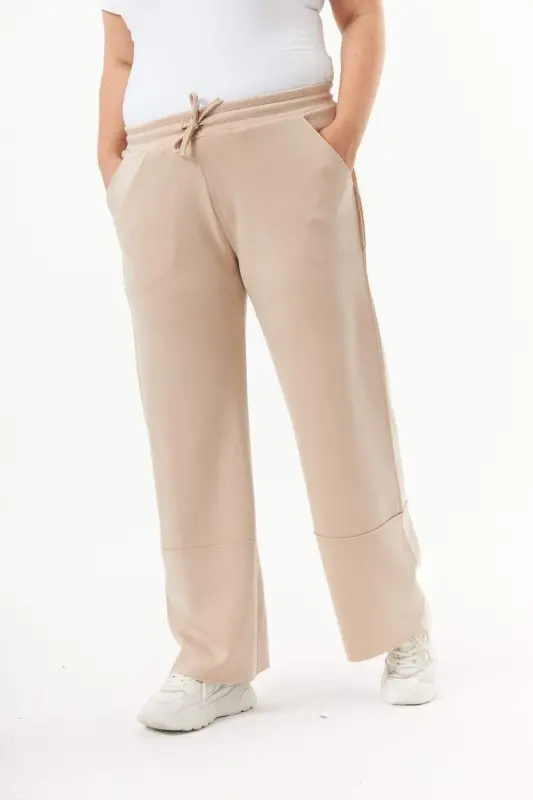 Plus Size Modal Sweatpants Mink - 2