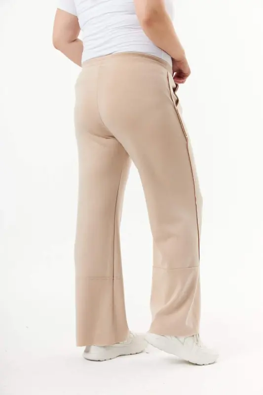 Plus Size Modal Sweatpants Mink - 4