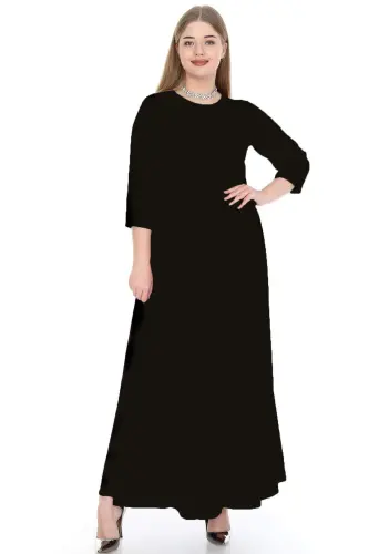Plus Size Modest Long Gown Dress KL795 - 1