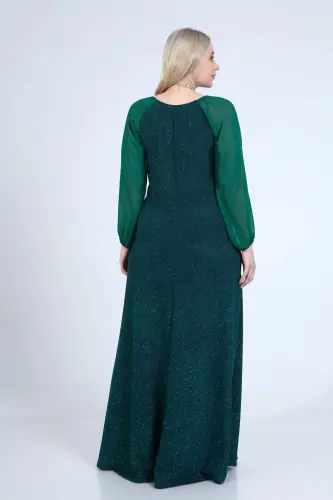 Plus Size Off the Shoulder Chiffon Long Evening Dress 91-59s - 3