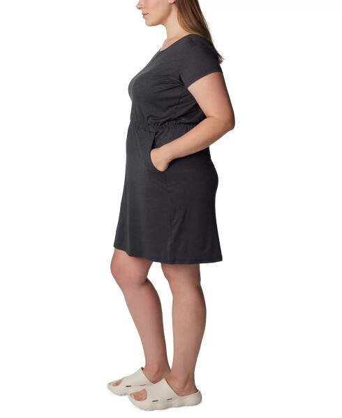 Plus Size Pacific Haze™ Short-Sleeve T-Shirt Dress, Created for Modazone Black - 3