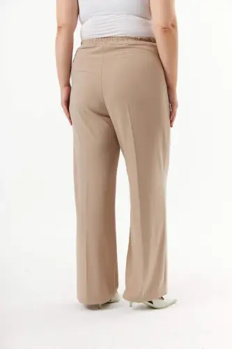 Plus Size Palazzo Pants Cream - 5