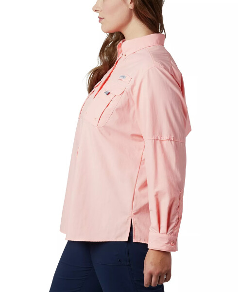 Plus Size PFG Bahama Shirt Tiki Pink - 5