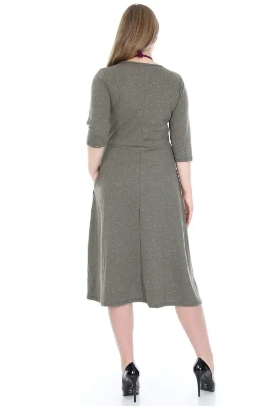 Plus Size Pocket Dress KL778-19hk - 2