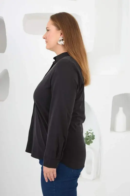 Plus Size Shirt Black - 2