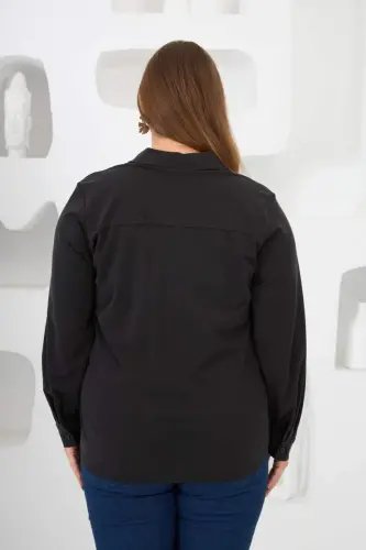 Plus Size Shirt Black - 4