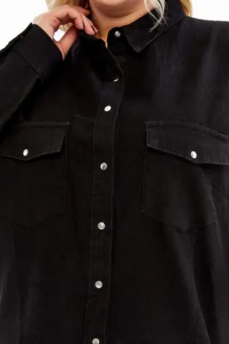 Plus Size Shirt Black - 3