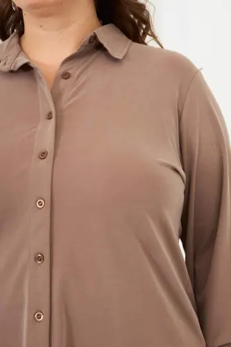 Plus Size Shirt Mink - 4