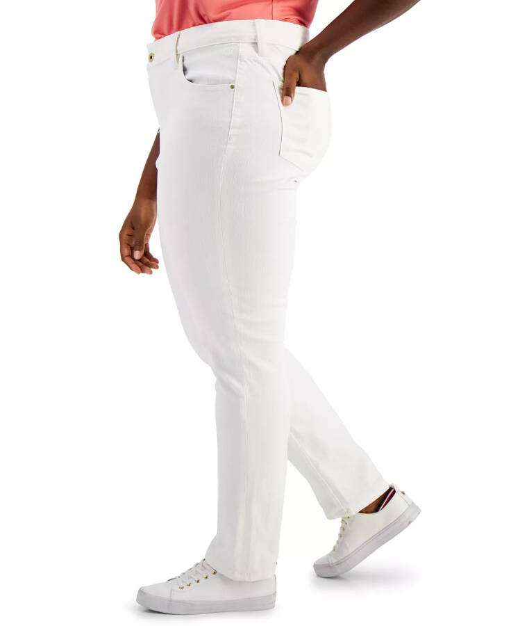 Plus Size Skinny Jeans White - 6