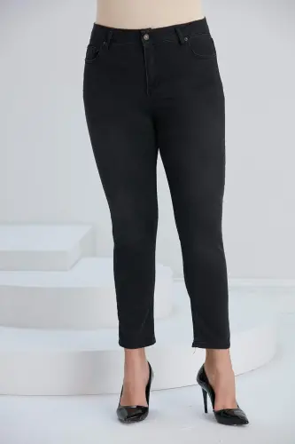 Plus Size Smoked Pants - 1