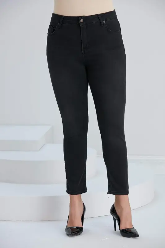 Plus Size Smoked Pants - 1