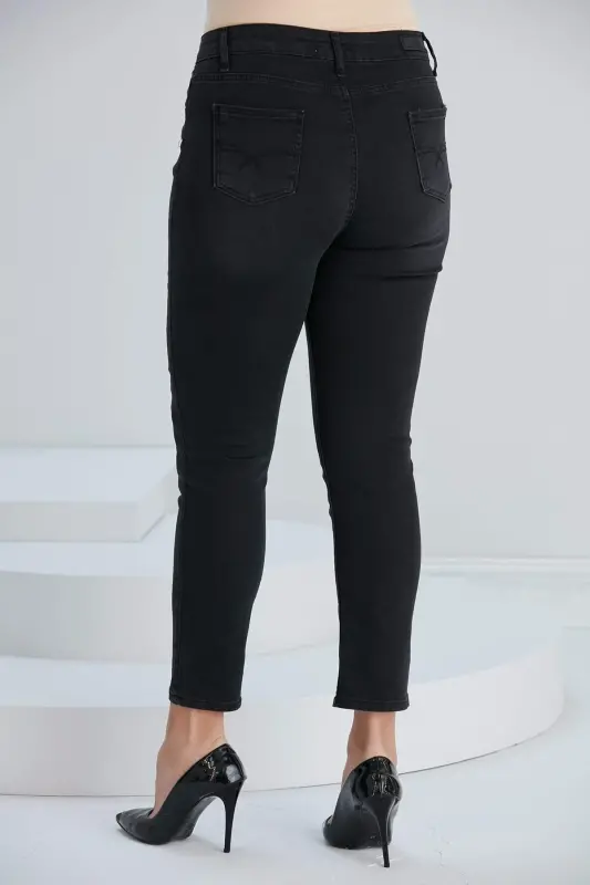 Plus Size Smoked Pants - 4
