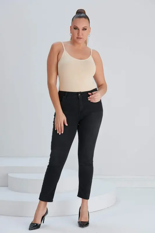 Plus Size Smoked Pants - 5