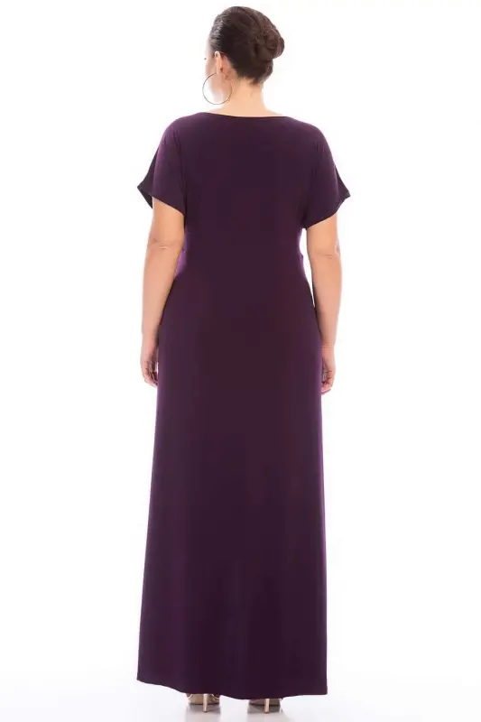 Plus Size Split Evening Dress KL8888 - 2