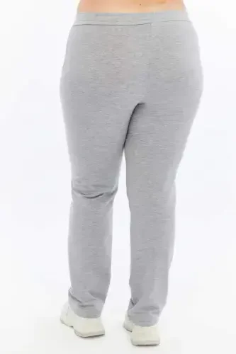 Plus Size Sweatpants Grey - 5