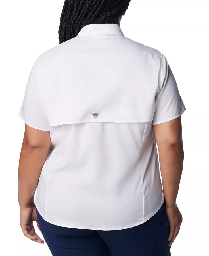 Plus Size Tamiami II Short-Sleeve Shirt White - 2