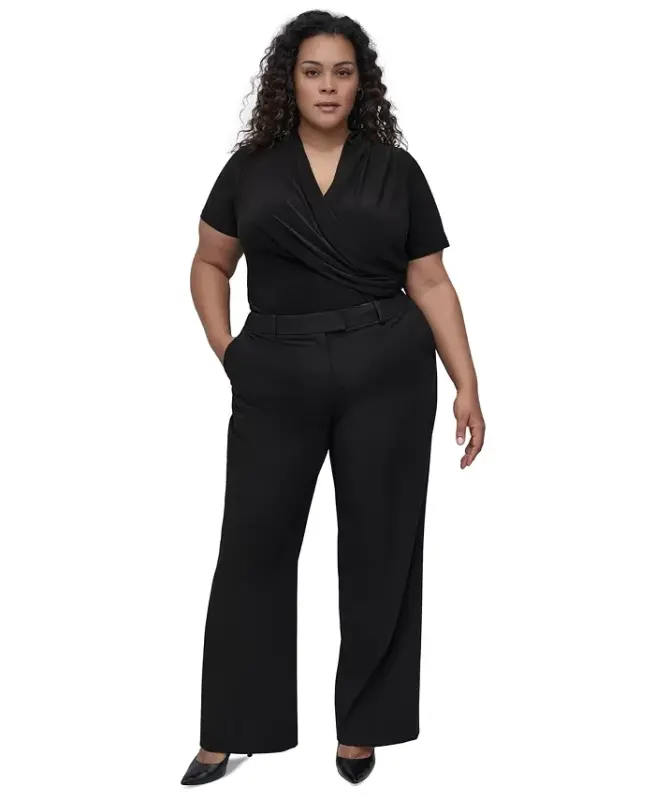 Plus Size Wide-Leg Pants - 1
