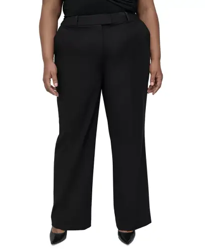 Plus Size Wide-Leg Pants - 3