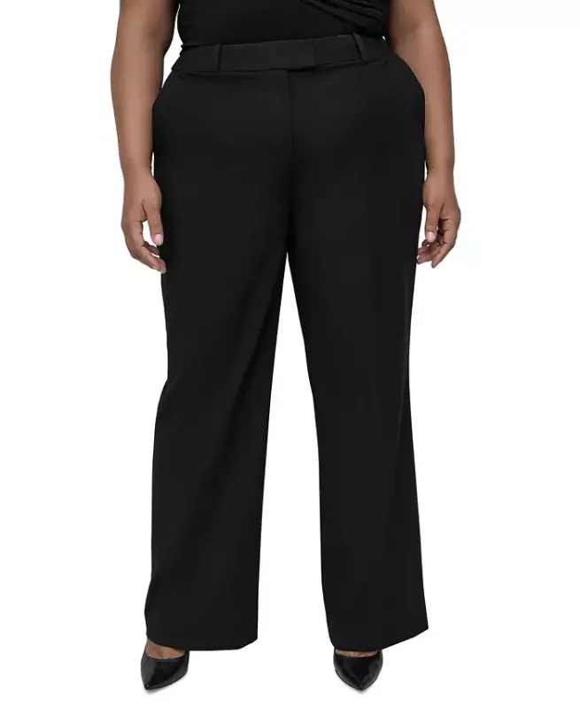 Plus Size Wide-Leg Pants - 3
