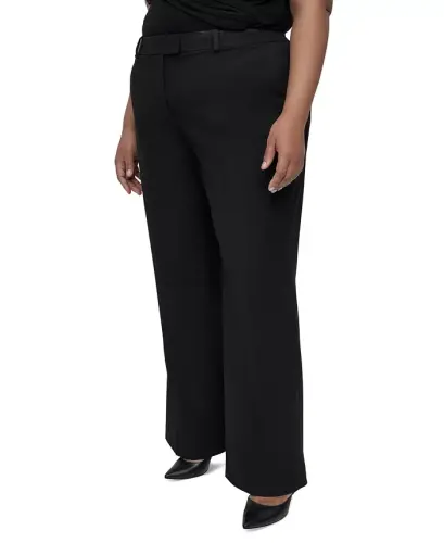 Plus Size Wide-Leg Pants - 4