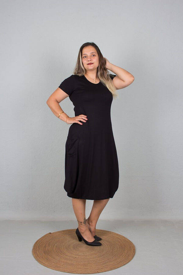 Plus Size Women's Palazzo Dress - 1