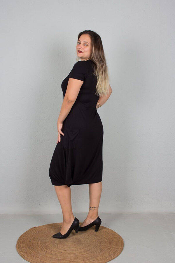 Plus Size Women's Palazzo Dress - 3