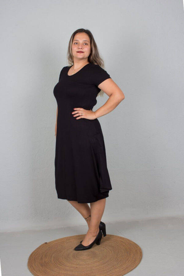 Plus Size Women's Palazzo Dress - 4