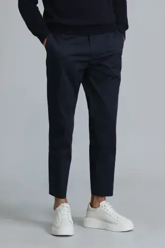 Plus Smart Erkaklar uchun Chino Shimlar Slim Fit Ko‘k - LUFIAN (1)