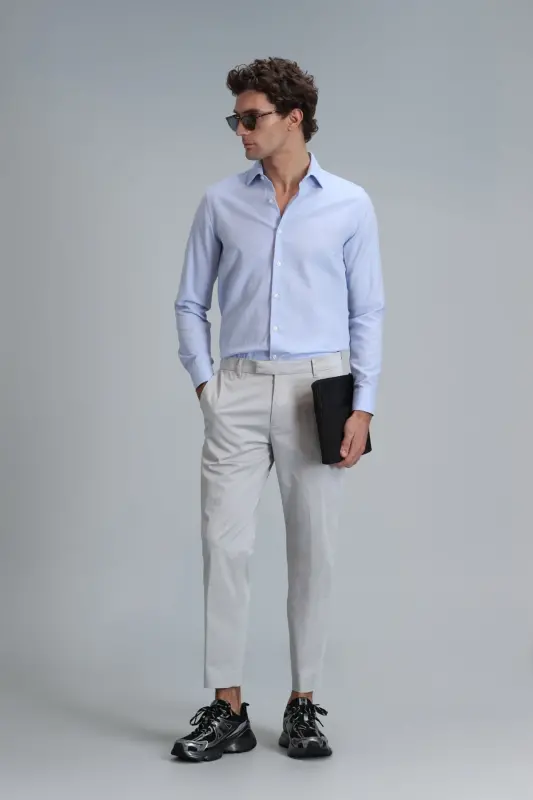 Plus Smart Erkaklar uchun Chino Shimlar Slim Fit Tosh - 3