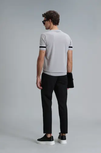 Plus Smart Erkaklar uchun Chino Shimlari Slim Fit Qora - 6