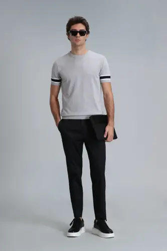 Plus Smart Erkek Chino Pantolon Slim Fit Siyah-Siyah 