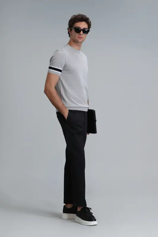 Plus Smart Erkek Chino Pantolon Slim Fit Siyah - Siyah - 4