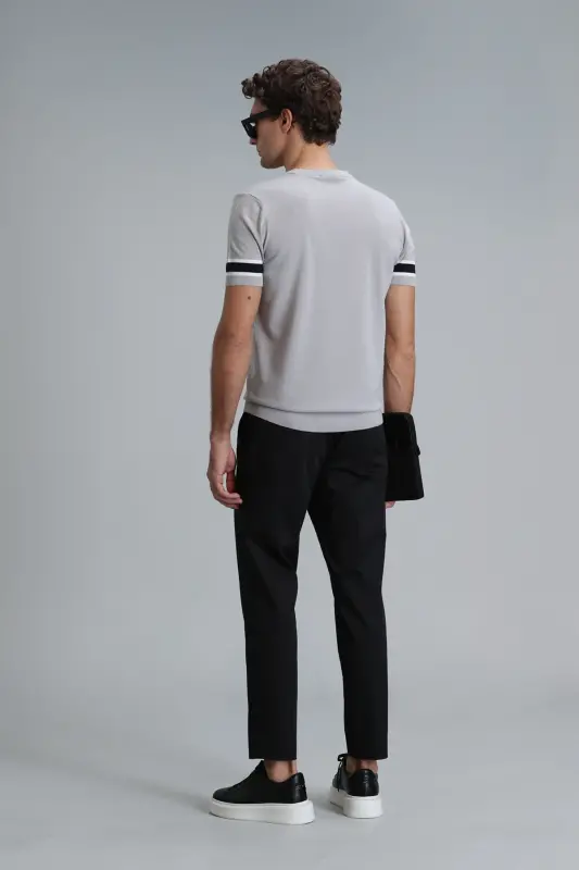 Plus Smart Men's Chino Pants Slim Fit Black - 6