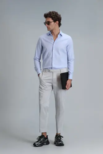 Plus Smart Men's Chino Pants Slim Fit Stone - 3